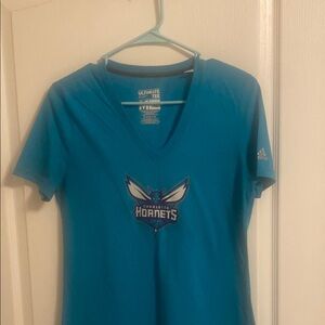 Adidas Blue Charlotte Hornets Tee